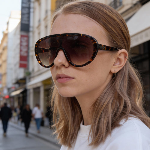 Dame moteriktig solbrille Skanto