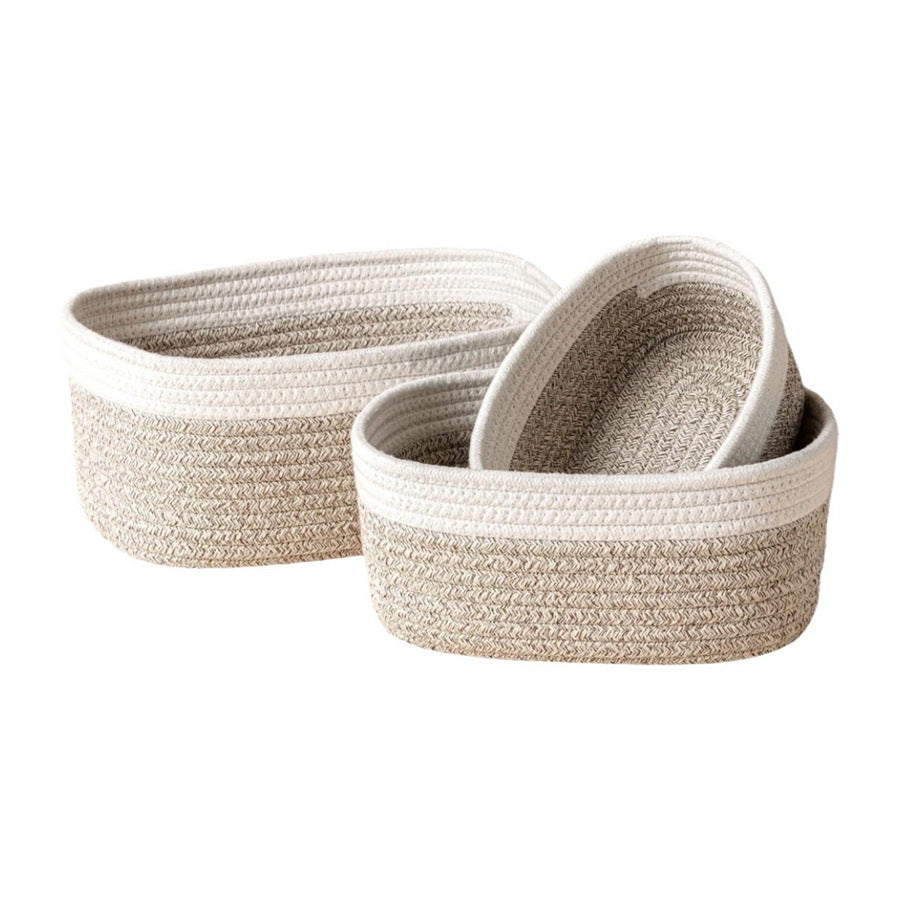 Dame Elegant oppbevaringskurvsett med praktisk design Skanto