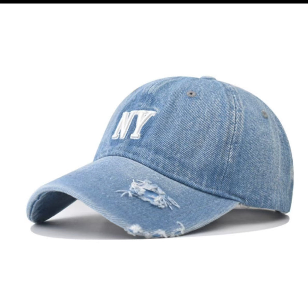 Kvinne Slitt Denim Baseballcaps Skanto 1784188163