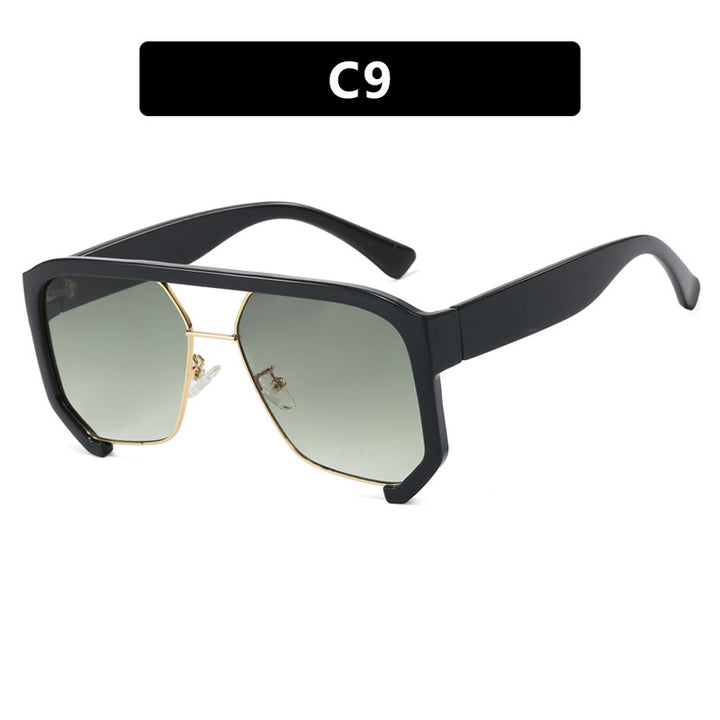 Skanto Women's Fashionable Oversized Sunglasses with Elegant, Faceted Frame Construction Skanto