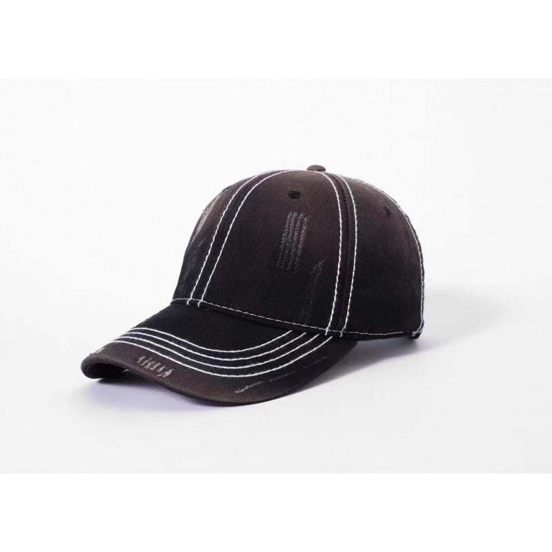 Men's Classic Distressed Cotton Baseball Cap Skanto