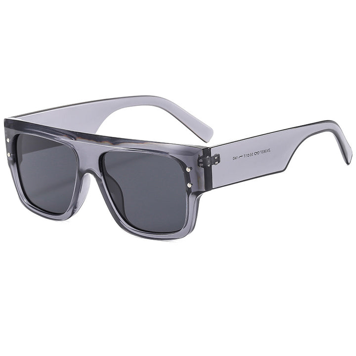 Women's fashionable sunglasses with rectangular frame and polarized lenses Skanto