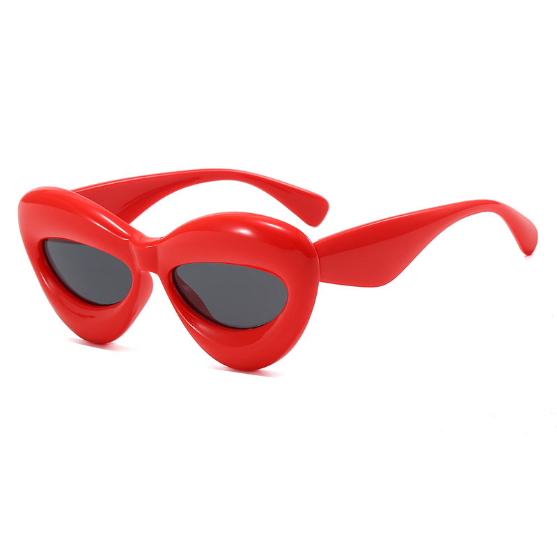 Dame Cat-Eye solbriller med innovativt plastramme Skanto