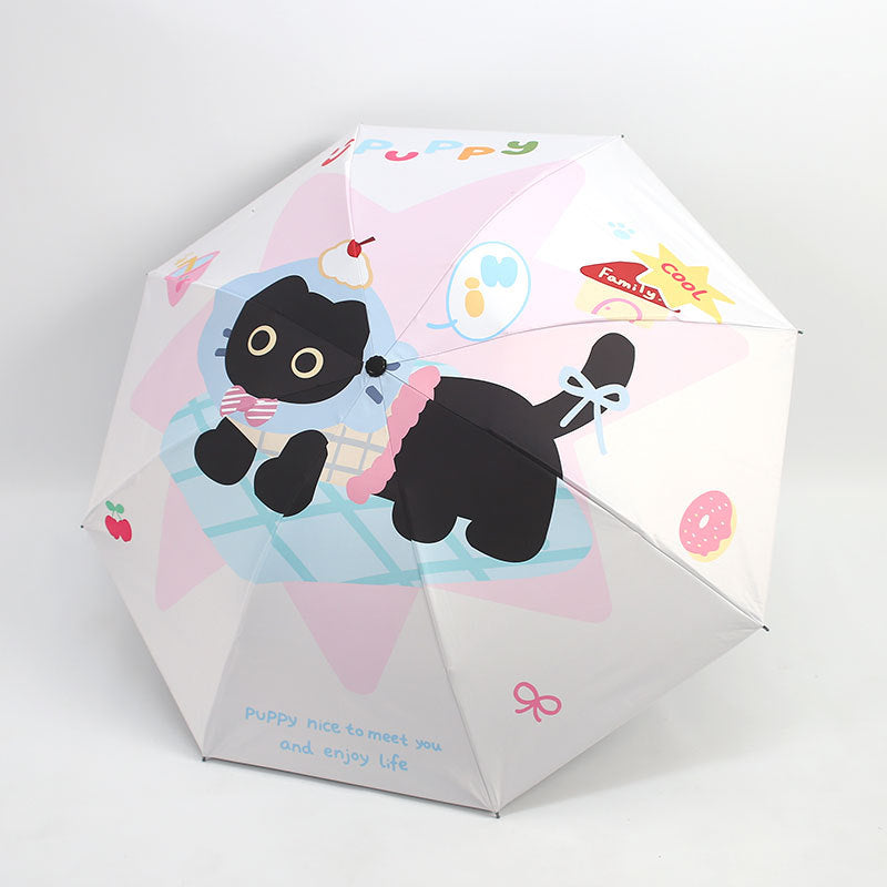 Kvinnenes fargerike designparaply Skanto