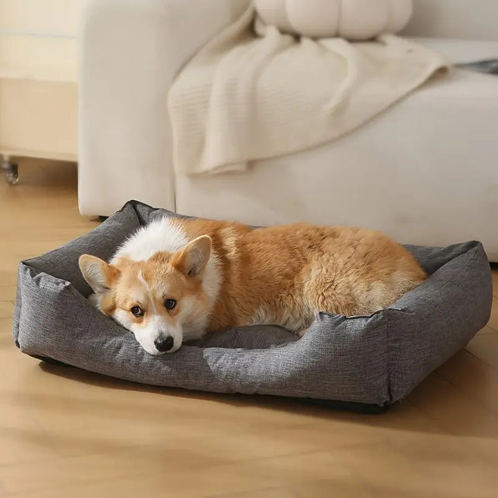 Støttende ortopedisk loungere hundeseng