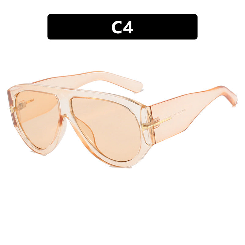 Women's Geometric Sunglasses with Modern Frame and Polarized Lenses Skanto