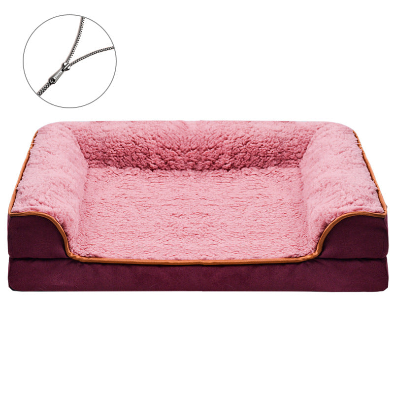 Premium Plush Ortopedisk Hundeseng