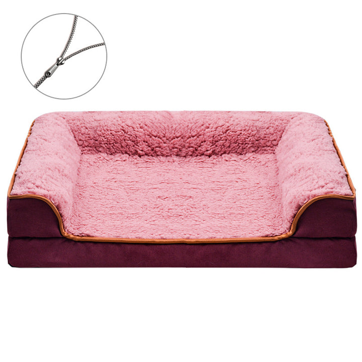 Premium Plush Ortopedisk Hundeseng