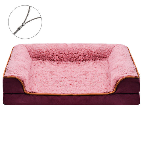 Premium Plush Ortopedisk Hundeseng