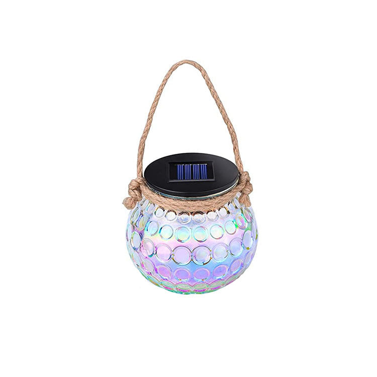 Skanto | Solar Cracked Glass Bottle LED Ute Dekorativ Hengende Lys