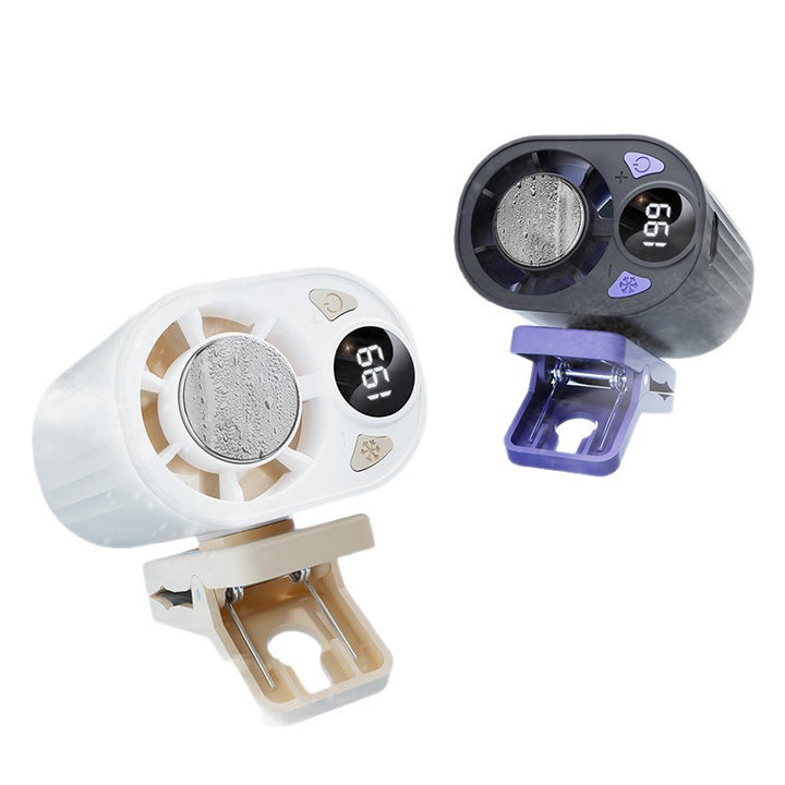 Clip-On Bærbar Digital Kjøleventilator Skanto