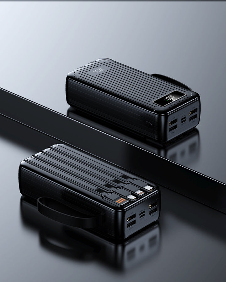 Bærbar powerbank med multifunksjonell ladeport og smartteknologi Skanto
