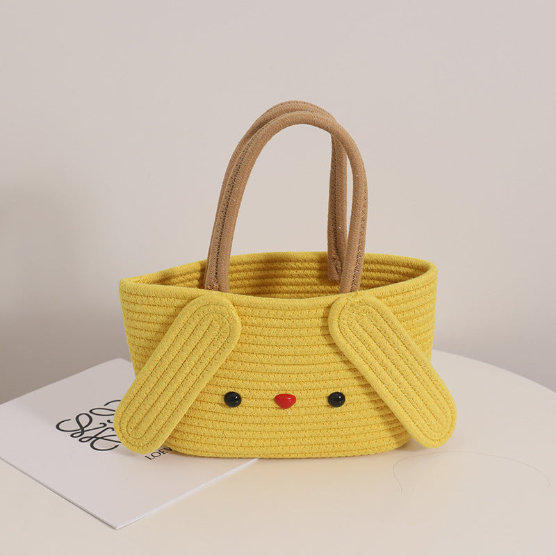 Playful fabric bag with animal motif Skanto