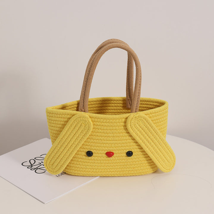 Playful fabric bag with animal motif Skanto