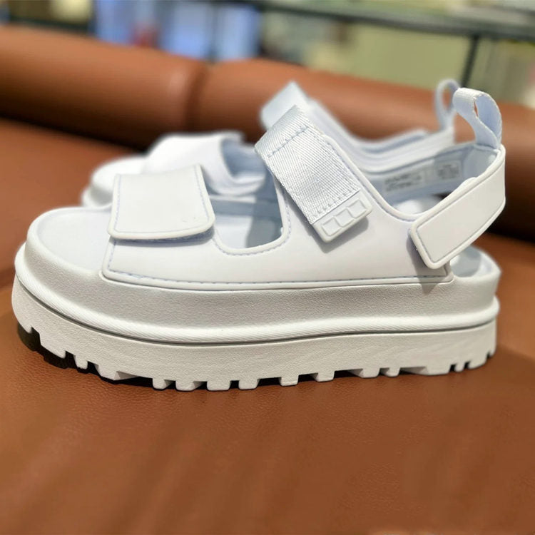 Dame sporty sandaler med ergonomisk fotbredde og sklisikker såle Skanto