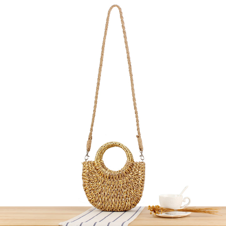 Handbag with refined braid Skanto