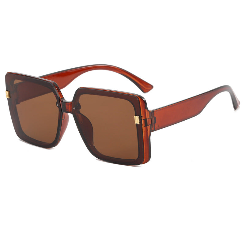 Damer trendy oversized firkantet solbrille Skanto