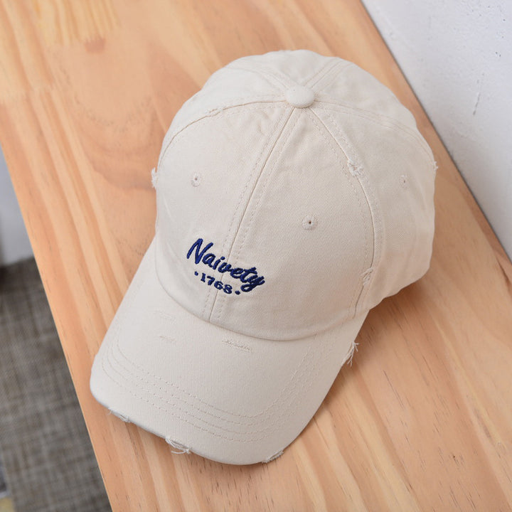 Herre Slitt Vintage Bomull Baseball Caps Skanto