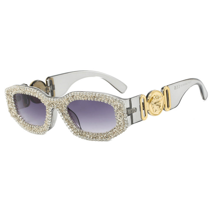 Women's extravagantly designed sunglasses with rhinestone-embellished frame Skanto