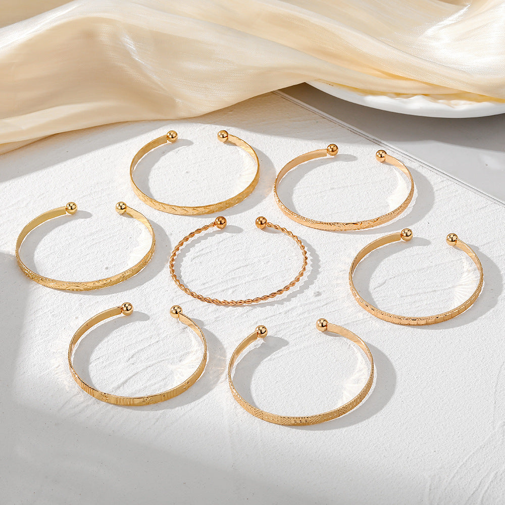Skanto | 7pc Justerbar Teksturert Mansjettstabel