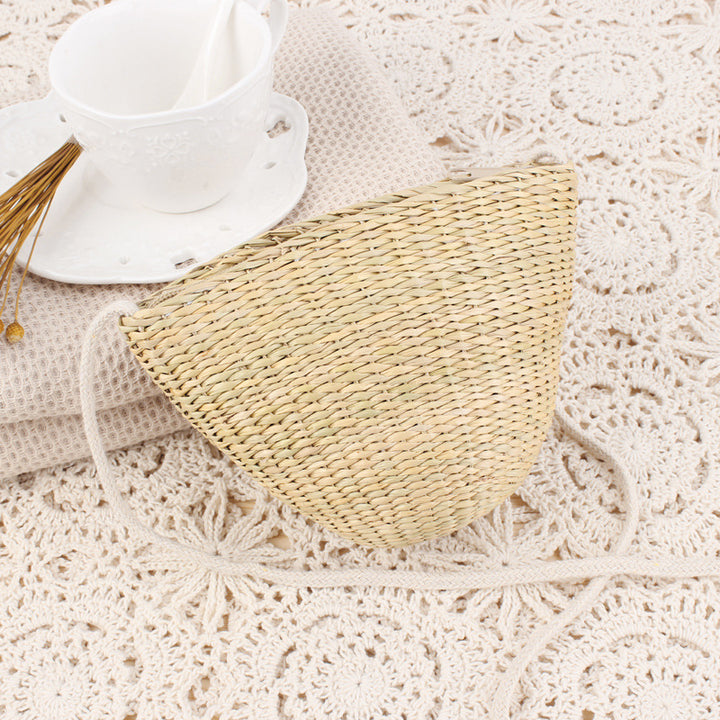 Rattan Straw Bag with Adjustable Strap Skanto