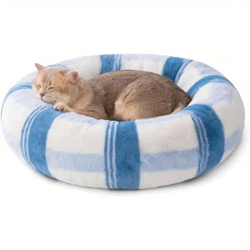 Rund Plush Katt seng Hund seng