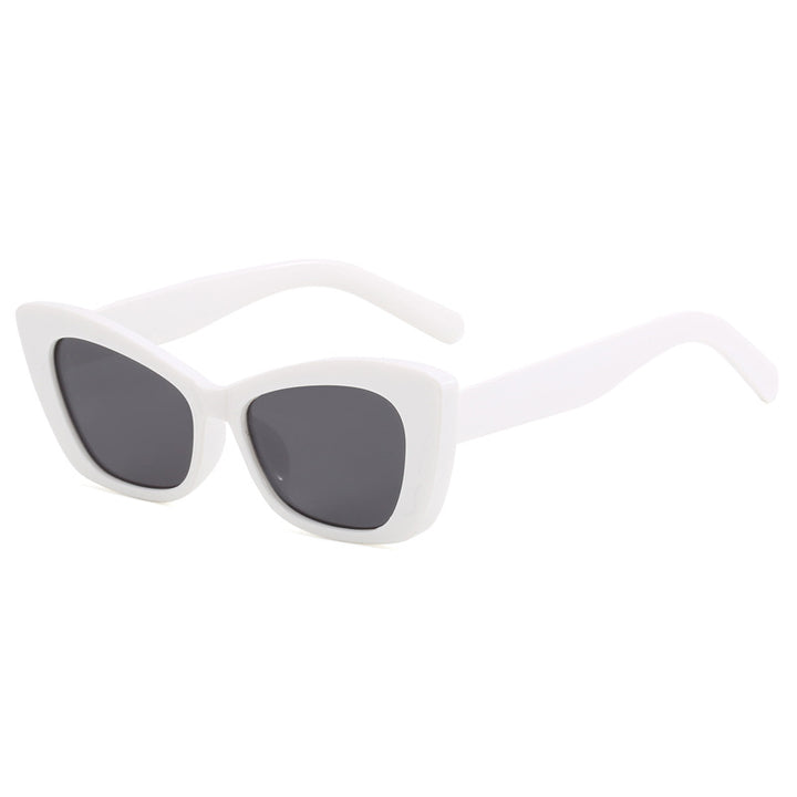 Damer Cat-Eye solbriller med stilige elementer Skanto