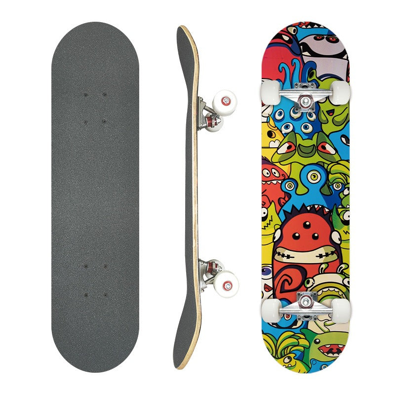 Grafisk Kunstnerisk Skateboard Skanto