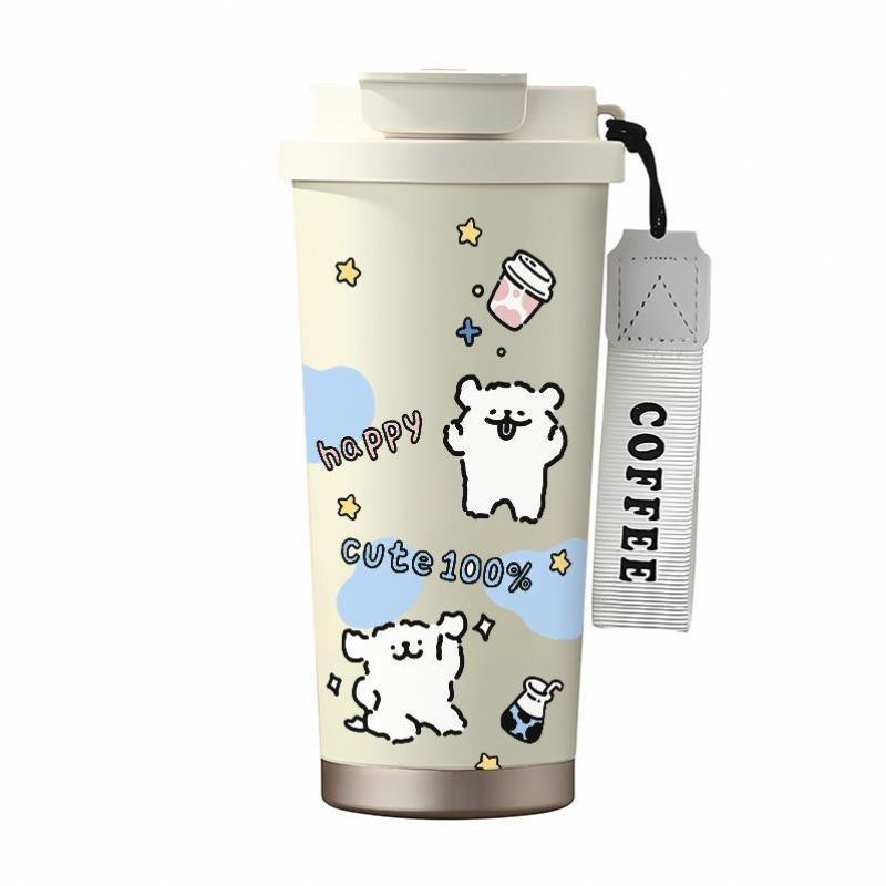 Damen Isolering Kaffeebecher med morsomt Hello Kitty Design Skanto