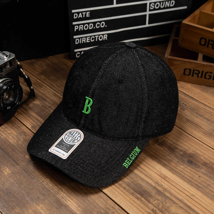 Herre Denim Brodert Baseball Caps Skanto