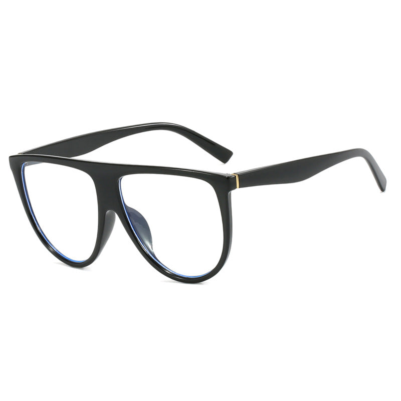 Women's trendy oversized sunglasses with stylish transparent frames Skanto