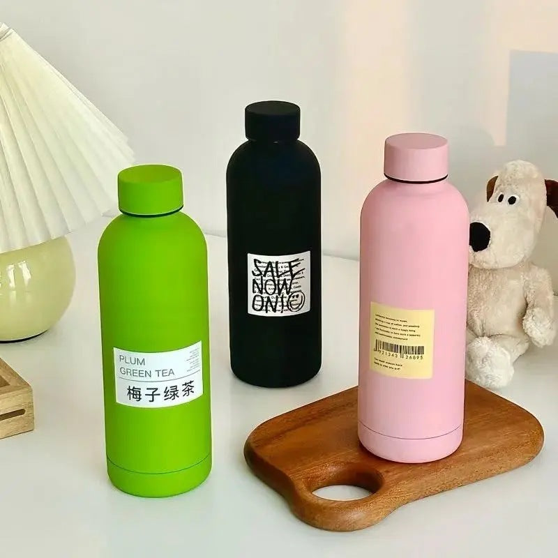 Damen Sportliche Edelstahl-Wasserflasche Skanto