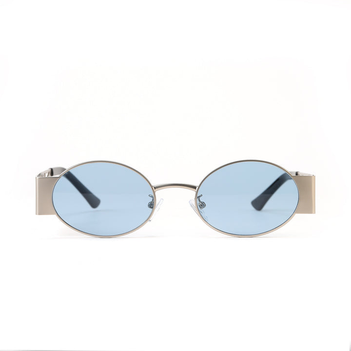Dame moteriktig rund solbrille med eksepsjonelt design Skanto