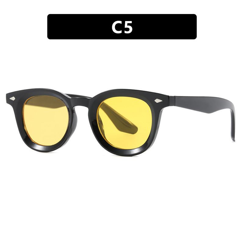 Women's fashionable Cat-Eye sunglasses with transparent frame Skanto