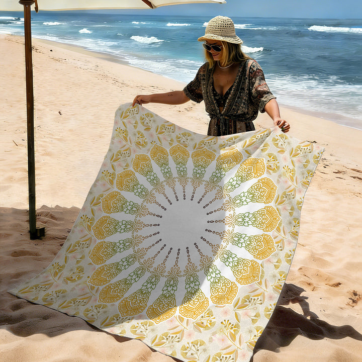 Mandala Design Strandmat Skanto