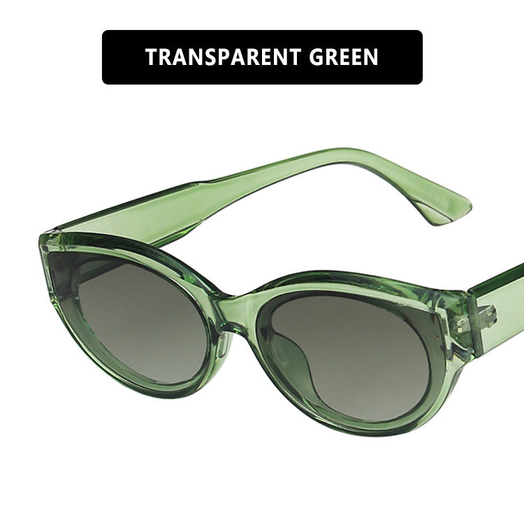 Women's Cat-Eye Sunglasses with Stylish Leopard Print and UV Protection Skanto