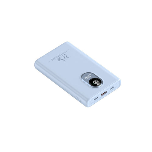 Bærbar powerbank med integrert multi-ladekabel og digital visning Skanto