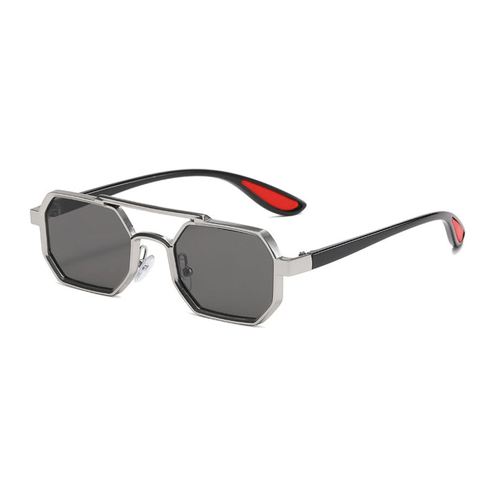 Damer moteriktig designer-solbrille med eksklusiv åttkantet ramme Skanto