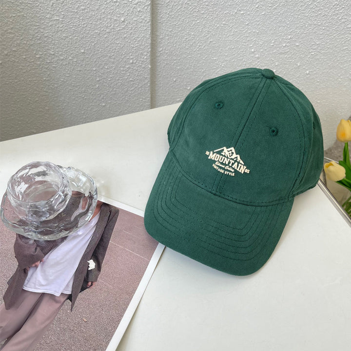 Herre Vintage-Inspirert Fjell Grafisk Baseball Caps Skanto