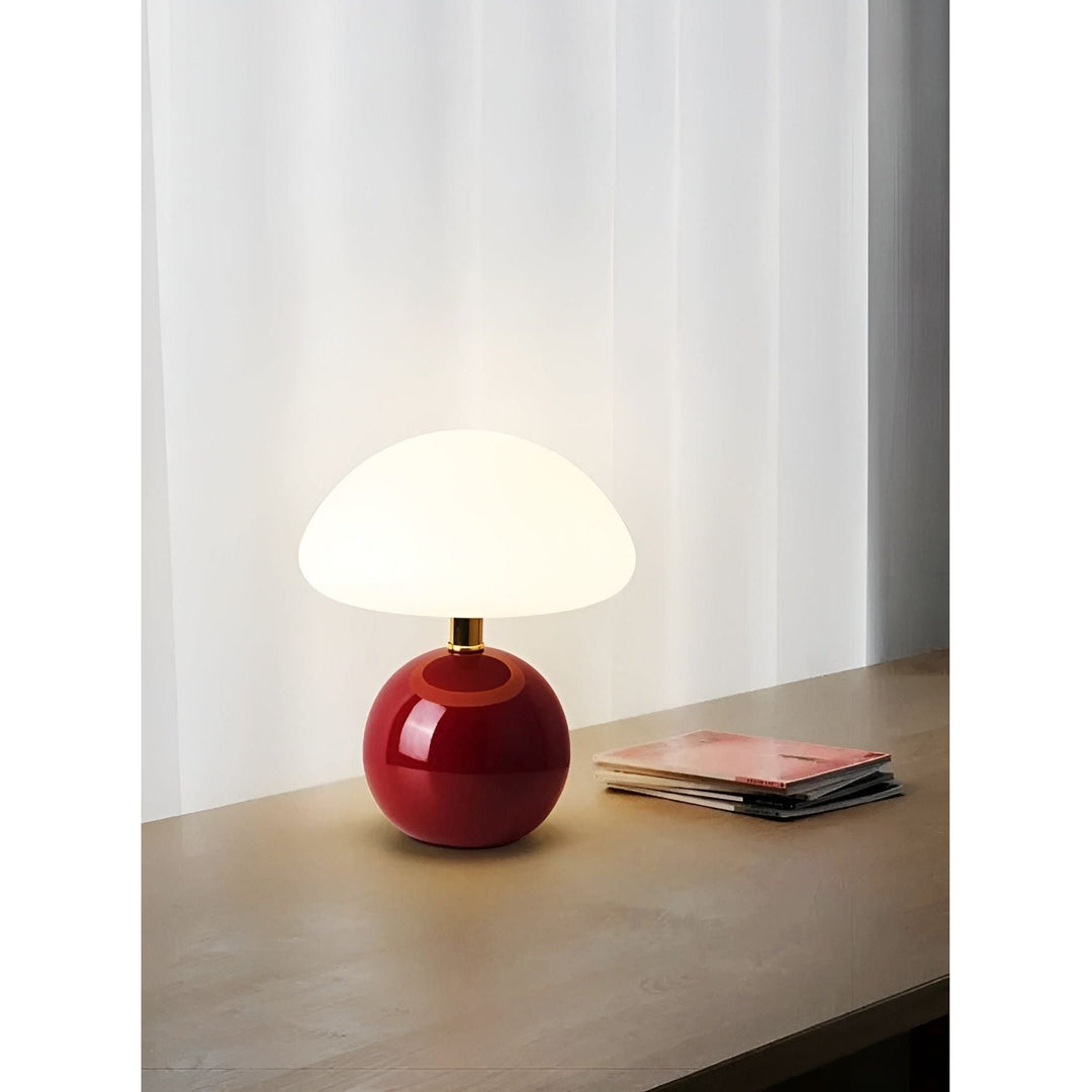 CreamyShine Lampe - Koselig Sopplampe til Nattbord | Skanto