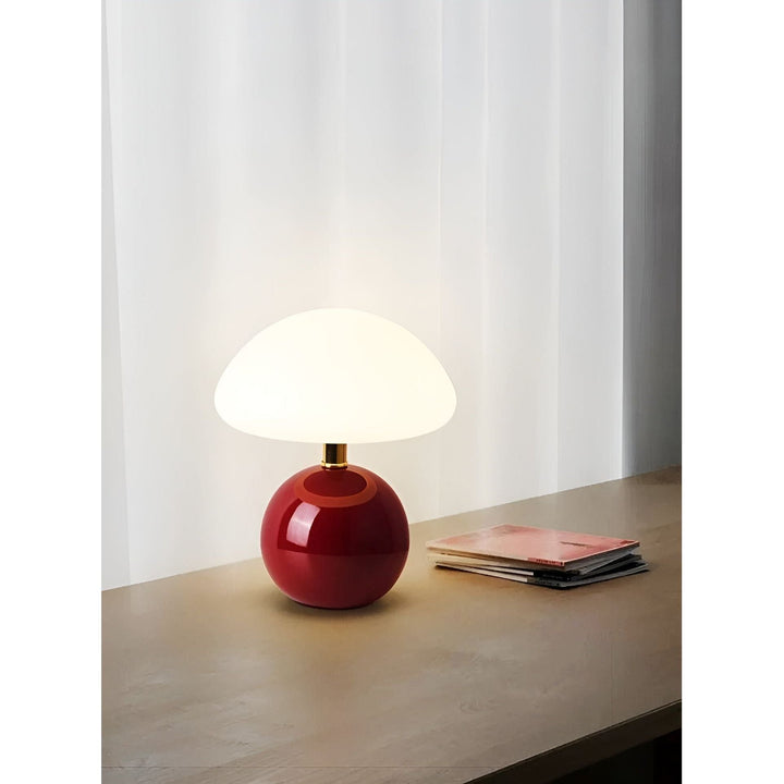 CreamyShine Lampe - Koselig Sopplampe til Nattbord | Skanto