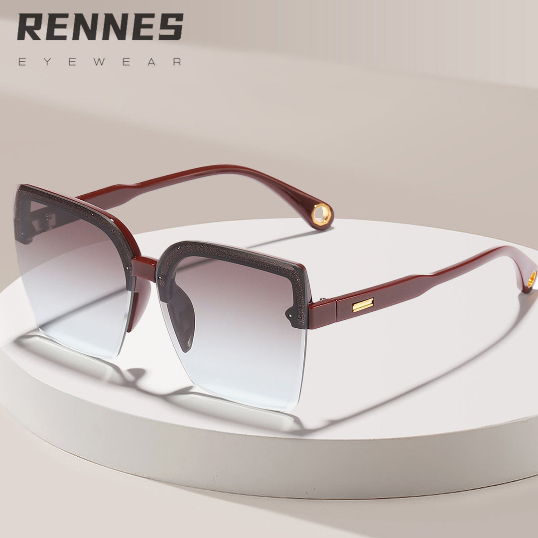 Dame moter solbrille med elegant gradient-design Skanto