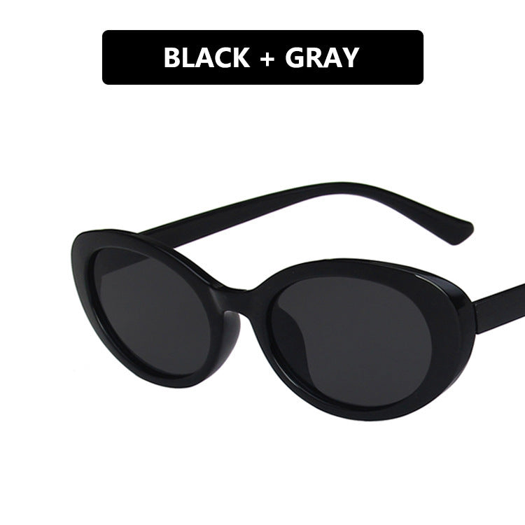 Women's Cat-Eye Sunglasses with Transparent Frame and Gradient Lenses Skanto