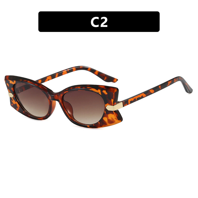 Women's Cat-Eye Sunglasses with Stylish Metal Detail and UV Protection Skanto