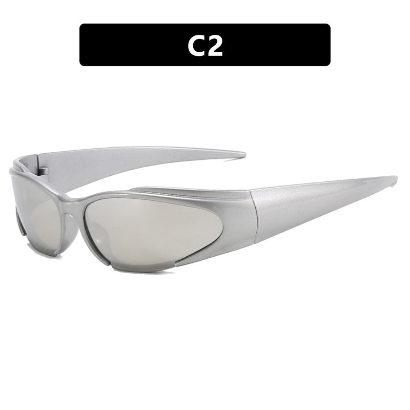 Women's Sporty UV-Protective Sunglasses with Aerodynamic Design Skanto