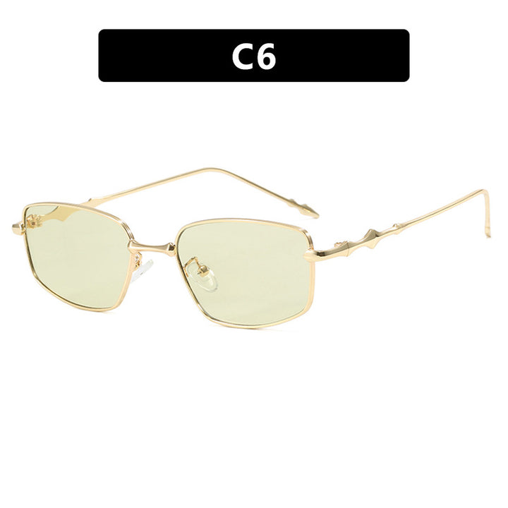 Dame modisk solbrille med innovativ ramme og UV-beskyttelse Skanto