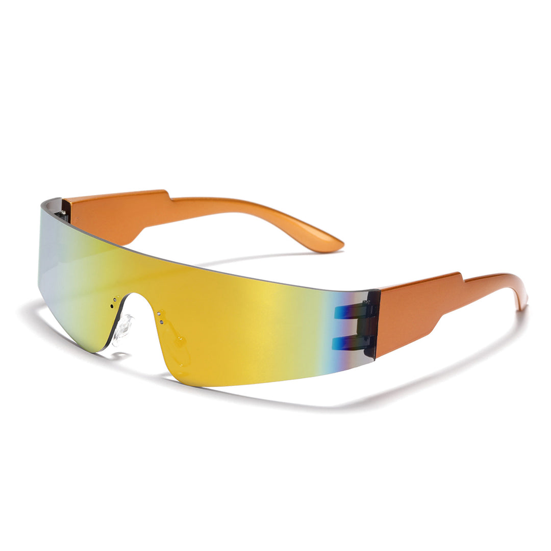 Dame futuristiske sports solbriller med optimal UV-beskyttelse Skanto