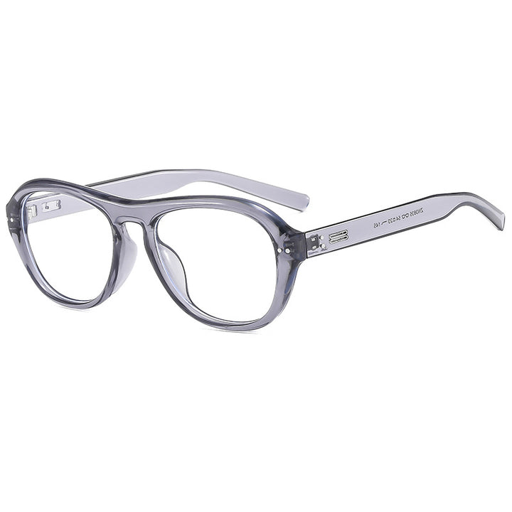 Women's fashionable glasses with stylish elongated frame and high-quality plastic Skanto