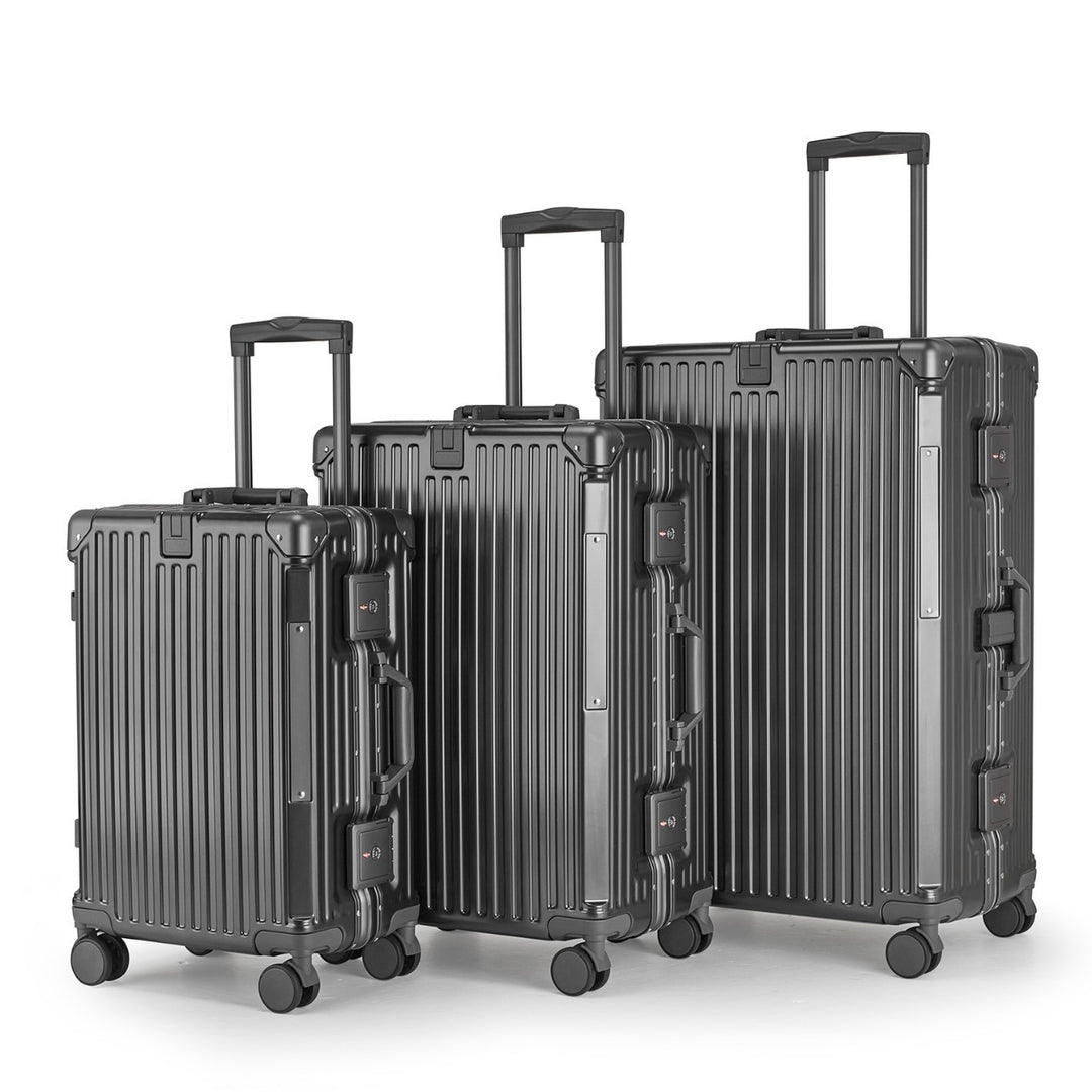 Unisex Aluminium Hard Shell Reisebagasjesett Skanto