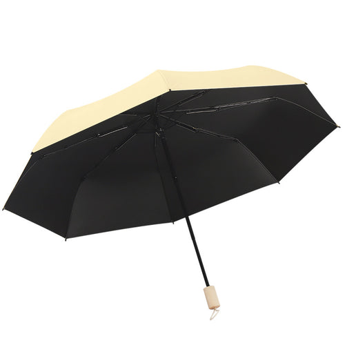 Damer elegant, sammenleggbar paraply med innovativt kloffmekanisme Skanto